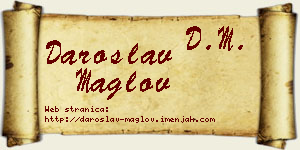 Daroslav Maglov vizit kartica